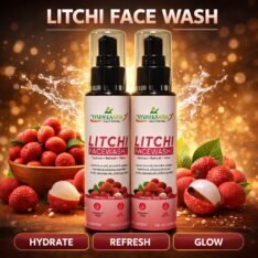 Mihikaarya Litchi Face Wash for Men & Women – Pack of 2 (100ml + 100ml) | Refreshing & Gentle Daily Cleanser