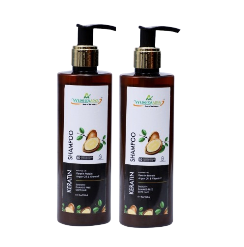 Mihikaarya Keratin Shampoo Value Pack – Manageability & Shine | 250 ml + 250 ml - Image 3