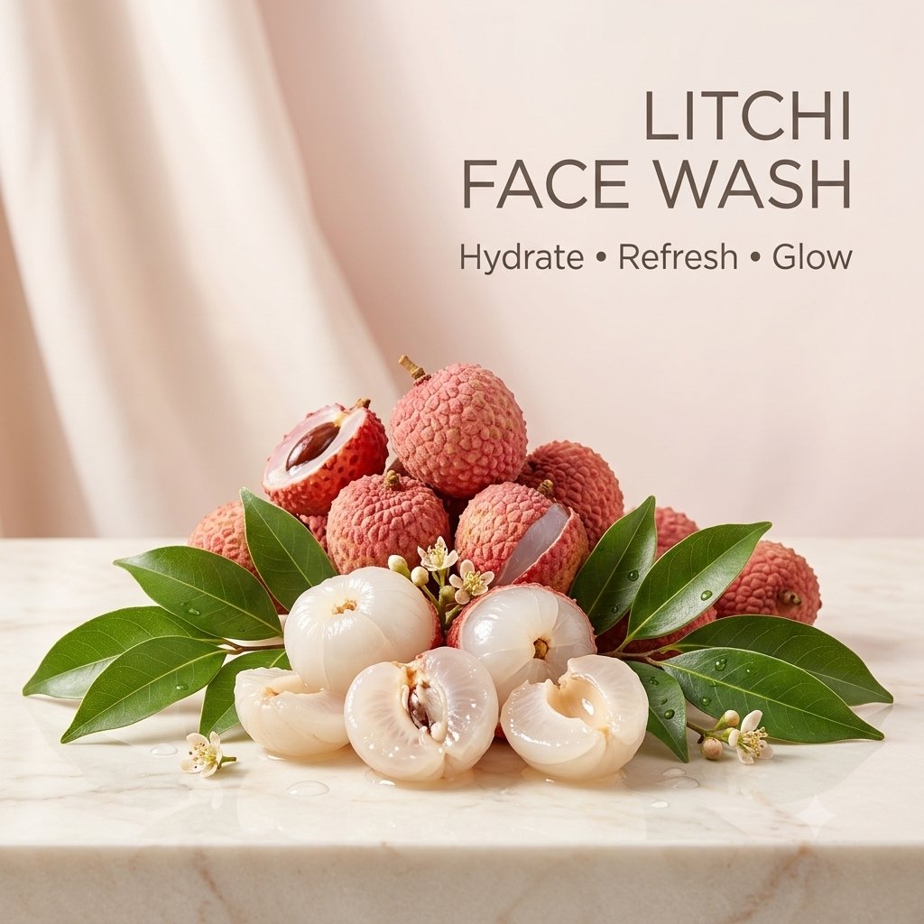 MIHIKAARYA LITCHI FACEWASH Gel – Hydrate & Refresh - Image 9