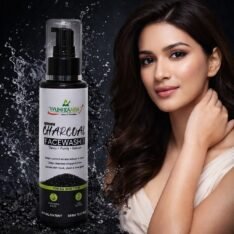 Mihikaarya Charcoal Face Wash for Men & Women – 100ml | Deep Cleansing & Oil Control Skincare
