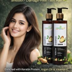 Mihikaarya Keratin Shampoo Value Pack – Manageability & Shine | 250 ml + 250 ml
