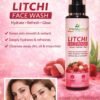 Mihikaarya Litchi Face Wash for Men & Women – 100ml | Refreshing & Gentle Daily Cleanser