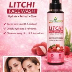 Mihikaarya Litchi Face Wash for Men & Women – 100ml | Refreshing & Gentle Daily Cleanser