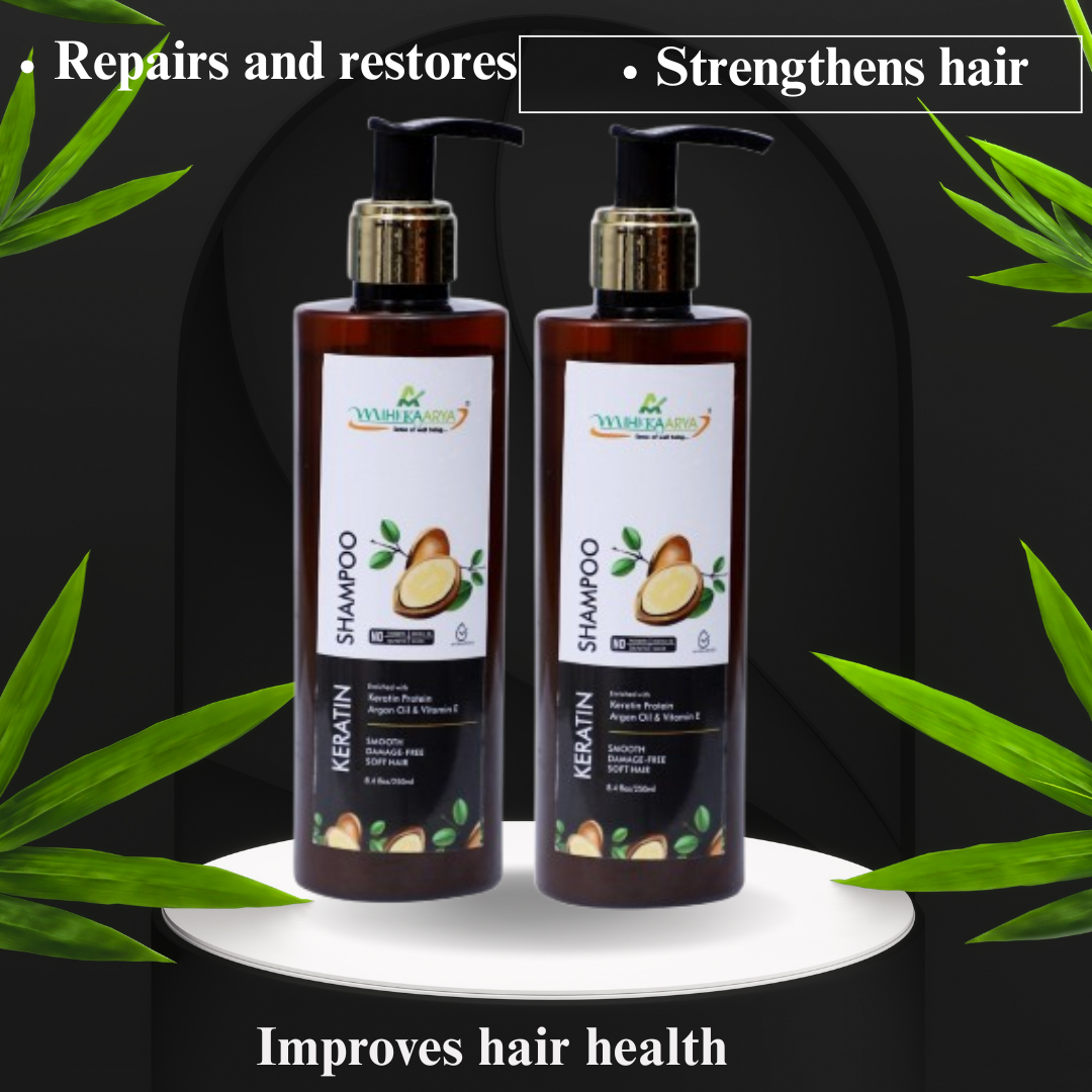 Mihikaarya Keratin Shampoo Value Pack – Manageability & Shine | 250 ml + 250 ml - Image 5