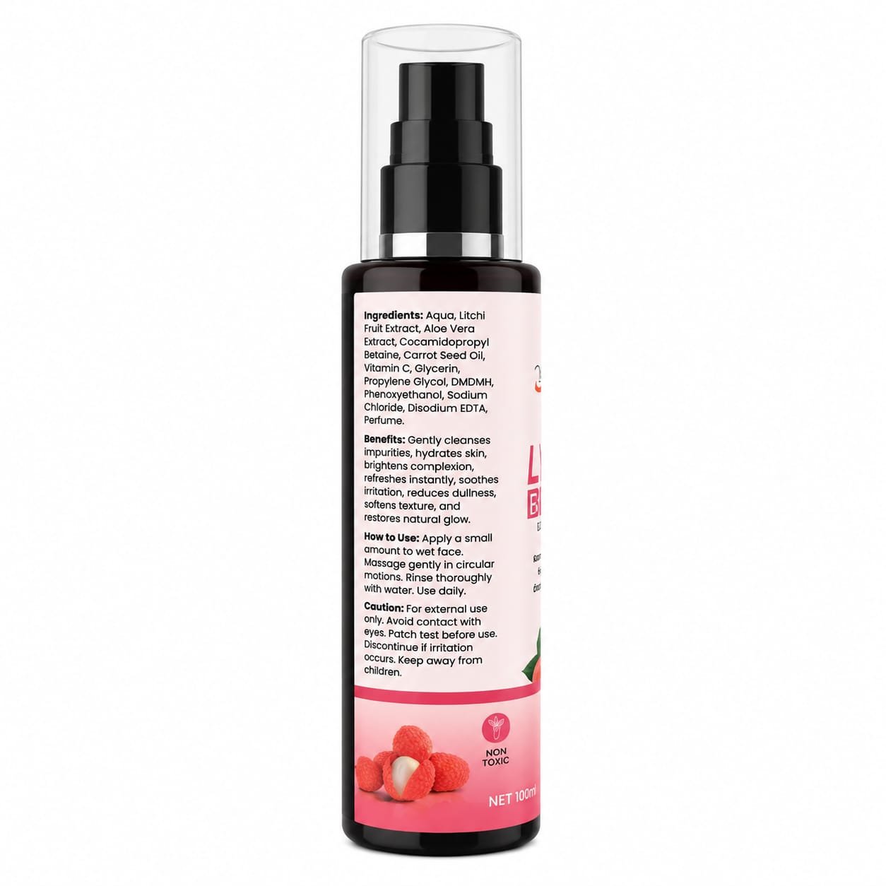 Mihikaarya Litchi Face Wash for Men & Women – 100ml | Refreshing & Gentle Daily Cleanser - Image 7