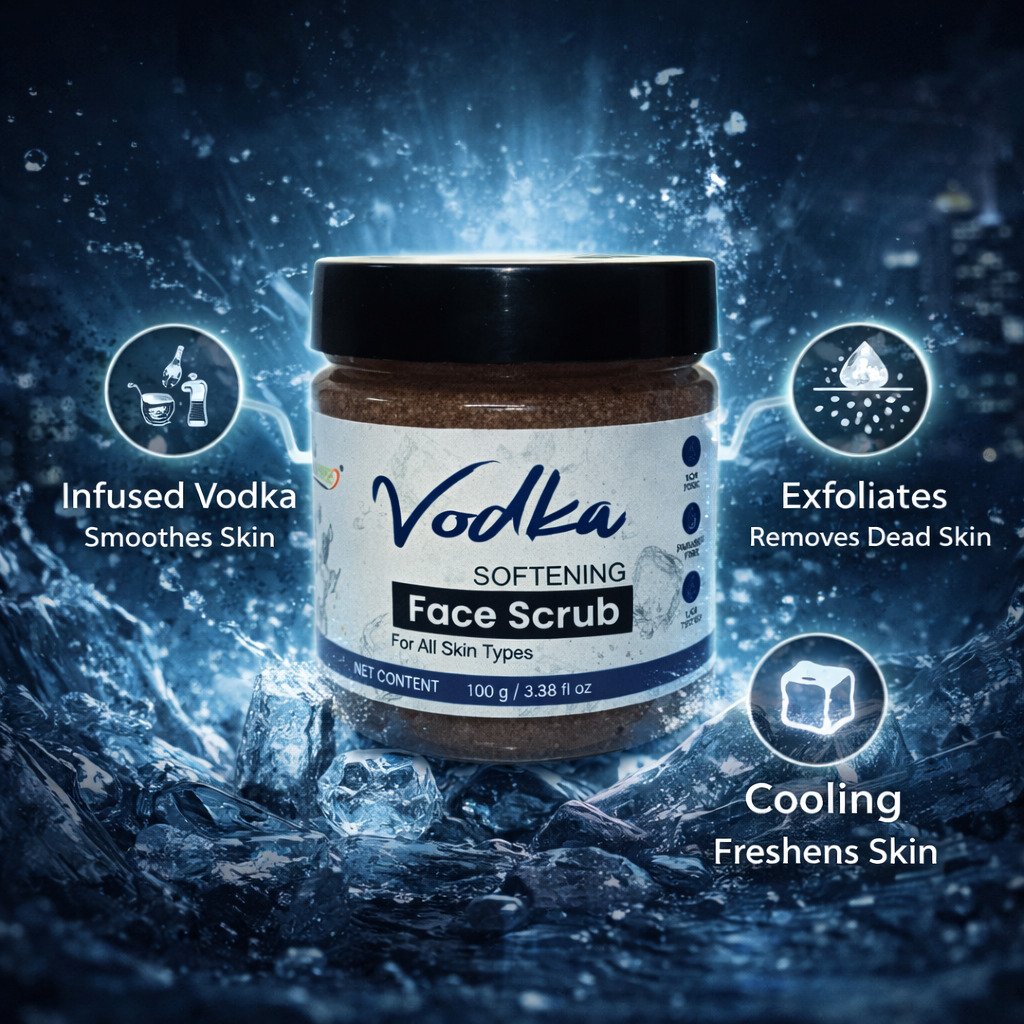 Mihikaarya Vodka Revitalizing Scrub – 300ml Pack of 3 | Detox, Exfoliate & Refresh Your Skin - Image 2