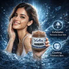 Mihikaarya Vodka Revitalizing Scrub – 300ml Pack of 3 | Detox, Exfoliate & Refresh Your Skin