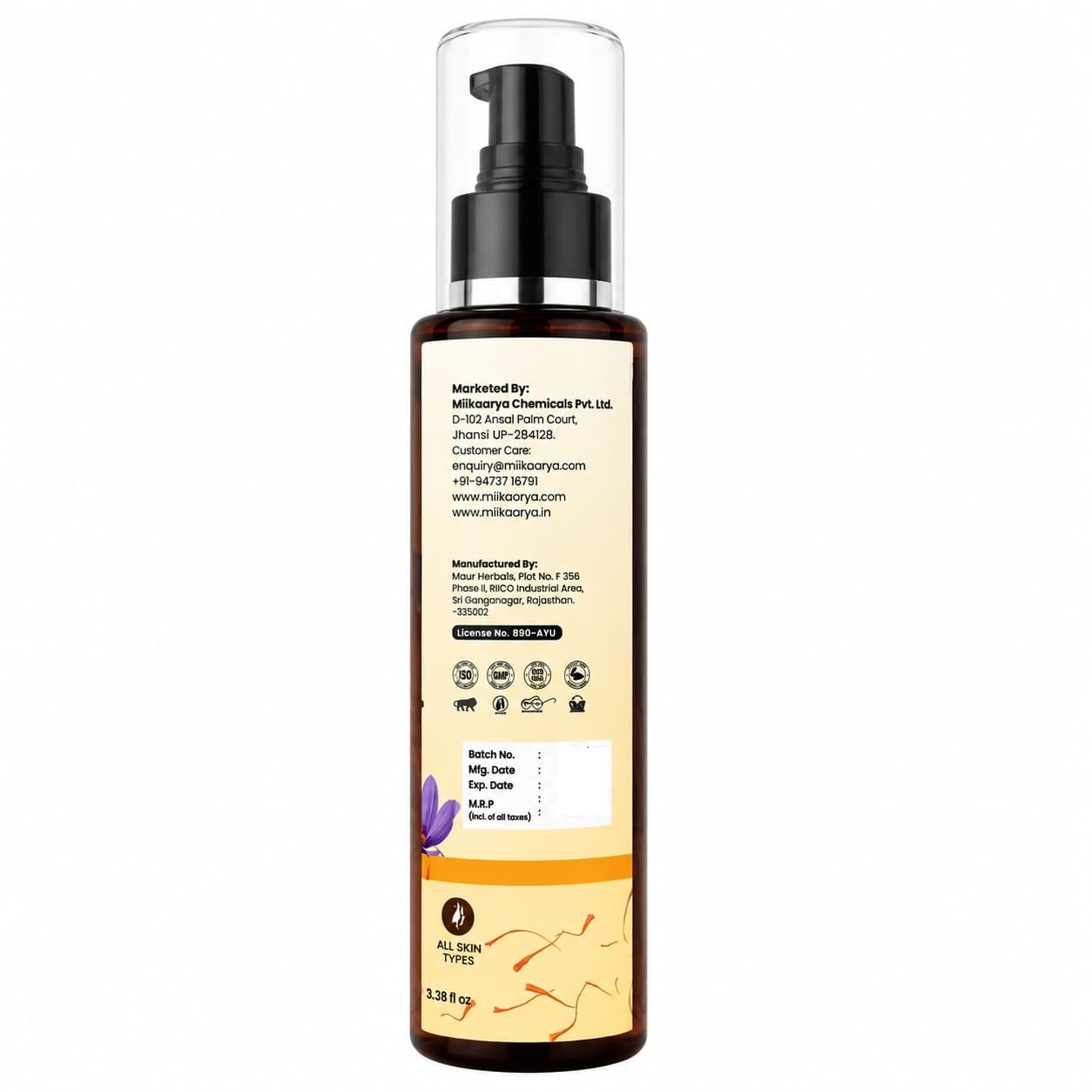 Mihikaarya Ubtan Face Wash for Men & Women – Pack of 2 (100ml + 100ml) | Brightening & Nourishing - Image 6