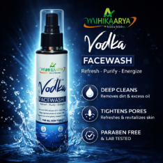 Mihikaarya Vodka Face Wash for Men & Women – 100ml | Deep Cleansing & Refreshing Skincare