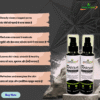 Front view of Mihikaarya Charcoal Face Wash pack of two 100ml bottles