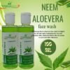 Mihikaarya Neem Aloe Vera Face Wash for Men & Women – Set of 2 × 100ml | Soothing, Oil Control & Refreshing Skincare