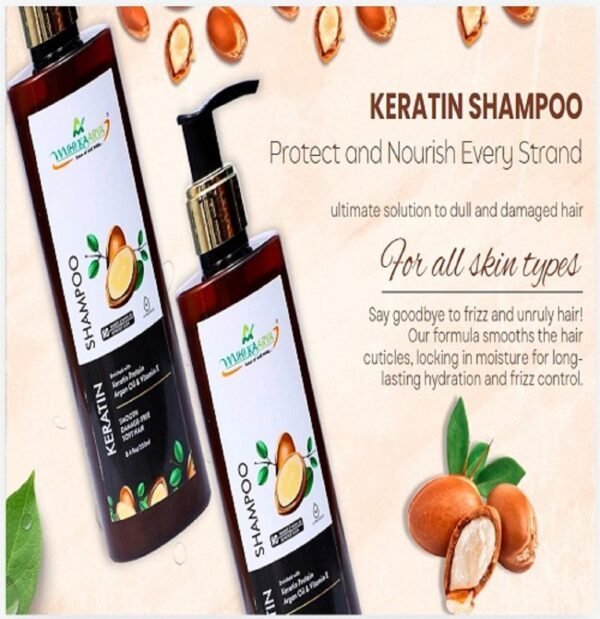 Mihikaarya Keratin Smooth Care Shampoo Value Pack – Manageability & Shine | 250 ml + 250 ml - Image 2