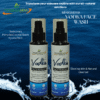 Front view of Mihikaarya Vodka Face Wash pack of two 100ml bottles