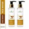 MIHIKAARYA Rice Water Face Wash – Enriched with Rice Water, Aloe Vera & Vitamin E | Pack of 2